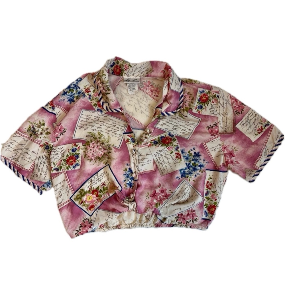 Vintage Kathie‎ Lee Crop Top